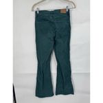 American Eagle Super High Rose Flare Women 0 Forest Green Retro Preppy Western Photo 1