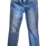 L.E.I Medium Wash Cropped Relaxed Leg Jeans Photo 0