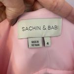 Sachin + Babi NWT  Light Pink Bow Sleeveless Formal Long Gown Dress Womens size 4 Photo 4