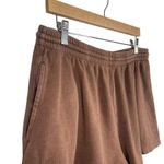 Victoria's Secret Pink by Victoria’s Secret Fleece Sweat Shorts in Brown Size XL Photo 2