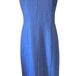 Banana Republic Blue Sleeveless Sheath Dress Medium 8 Photo 0