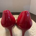Jessica Simpson  Women's Red Pointed Toe D'Orsay Heels Size 39.5 US 9.5 Photo 7