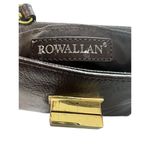Rowallan Handmade Fine Brown Leather Crossbody Bag Purse Gold Tone Adjustable Photo 8