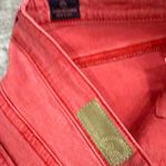 AG Adriano Goldschmied Women's Pink Cropped Jeans The Stevie Slim Straight Ankle Photo 3