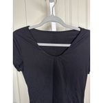 Cammense Black Fitted Top Stretch Short Sleeve Casual Tee Shirt Size L Size L Photo 1