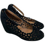 Jeffrey Campbell  Delaisy Cut Out Wedge Heels in Black‎ Size 6 Photo 0