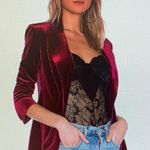 Red Velvet Blazer Photo 0