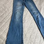Y2k Flare Mid Rise Jeans Medium Wash Blue Size 28 Photo 2