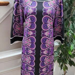 New Directions Women's Polyester Boat Neck Long Sleeve Knee Length Dress Size 18 Photo 0