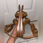 Bernardo  Tan Suede and Leather Buckle Sandals Photo 6