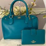 Coach MINI BENNETT SATCHEL & WALLET SET IN CROSSGRAIN LEATHER Photo 7