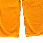 Lapointe High Waisted Wide Leg Crop Stretch Cotton Twill Jeans Orange LKNEW 6 Photo 4