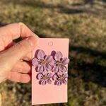 Betsey Johnson Floral Pink Earrings Photo 1