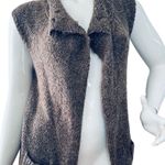 BCBG Maxazria Duster Vest Sleeveless  Cardigan size S brown good condition Photo 1