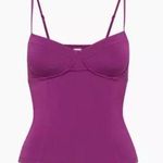 Wilfred Aritzia Purple Fitted Bustier Spell Tank Camisole Size Medium Photo 0
