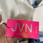 Jovani NWT  White Royal Blue Floral Two Piece 2 Event Prom Dress 4 Full Length Photo 4