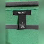 Alfani  Open Front Cardigan Bell Sleeve Green Womens small Rayon Preppy Bright‎ Photo 2