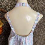 Doe & Rae ✅3/$30✅ NWT  Striped Cotton Halter Neck Tank Blouse | MEDIUM | Photo 6