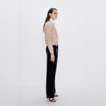 ZARA  Pink Ruffled Glitter Sweater - S Photo 3