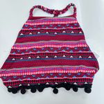 SOAH (Soul of a Hippie) Evan Halter Bathing Suit Top Pink Size M Photo 2