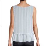 Rails ‎ Mira Ruffle Tank Top Juniper Stripe XS Photo 1