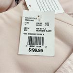 NWT Vera Wang White Dress One Shoulder Blush Pink Satin Formal Gown Size 10 NEW Photo 9