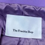 The Frankie Shop Women's Purple Long Sleeve Notch Blazer Coat Suit Jacket Sz 12 Photo 2