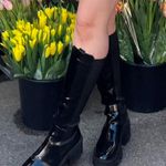 Forever 21 Black Knee High Boots Short Heel Photo 0