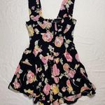 Vanessa Mooney  Black Floral Romper Photo 0