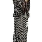 Anthropologie Bl-nk London Jumpsuit Paisley Velvet Cold Shoulder Gray Size Small Photo 4