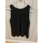 Lila Rose  black sleeveless patterned vneck blouse size Medium Photo 2