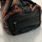 Edmond Bassetti Vintage Snakeskin Leather Shoulder Bag Brown Photo 1