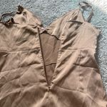 West of Melrose Elegant Tan Sleeveless Dress Photo 6