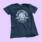 Ouray Powder Mountain Just Chillin Skull Black Graphic T Shirt 🔥 Photo 0