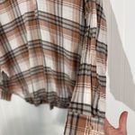 Blu Pepper Plaid Shirt Women’s Small NWT Fall Button V-Neck Pullover Cozy Cabin Photo 1