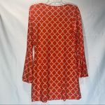 Tacera  Printed Bell Sleeve Top Small Photo 2