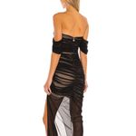 Revolve Nookie Dita Mesh Gown in Black Photo 1