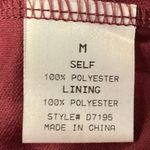 Hommage Women's Patchwork Long Sleeve Mini Dress Size Medium Red Black Tan Photo 15