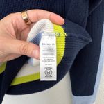 Athleta [] Blue Colorblock Trailhead Striped Merino Wool Cropped Sweater‎ Sz XXS Photo 11