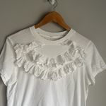 Zimmermann  EMBROIDERED RUFFLE T-SHIRT Photo 3