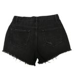 William Rast  high rise button-fly black denim jean shorts 26 Photo 1