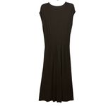 Vince nwt $325 earthen pleated Cotton jersey midi dress S Photo 6
