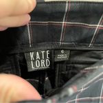 Kate Lord Black Plaid Golf Shorts Performance Womens Size 6 Tennis Pickleball Photo 1