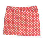 Larry Levine  Coral Polka Dot Golf Skort Size 12‎ Photo 1