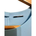 Alexis Womens Libra buttoned down cady mini shift dress Baby Blue Size L $400 Photo 3