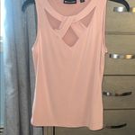 Avenue  Blush Pink Sleeveless Tank Top Photo 2