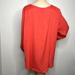 Silver Jeans Co Orange Peasant Blouse Photo 2