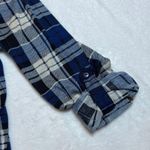 Bella D. Women's Plaid Button Up Shirt Size Medium Western Rodeo Colorful Cabin Blue Photo 5