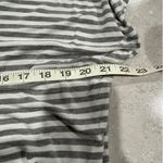 NY & Company Striped Hooded Maxi Dress with Drawstring V Photo 6