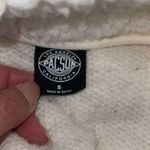 PacSun Womens Midrift Sherpa 1/4 Snap Cropped Pullover Sweater Off White Small Photo 5